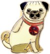 H1445 Pug Floating Locket Charm