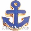 H1469 Anchor Floating Locket Charm