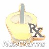 H1478 Rx Medical Pharmacy Floating Locket Charm
