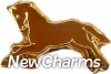 Brown Horse Floating Locket Charm