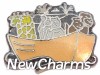 Noahs Ark Floating Locket Charm