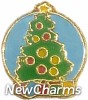 Christmas Tree And Presents Floating Locket Charm