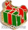 H1515 Christmas Present Floating Locket Charm