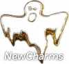 H1516 Ghost Floating Locket Charm