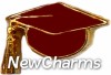 Graduation Cap Floating Locket Charm