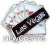 Las Vegas Playing Cards Floating Locket Charm