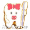 H1568 Tooth and Brush Floating Locket Charm