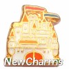 H1636 Colorful Castle Floating Locket Charm