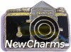 H1651s Silver Camera Floating Locket Charm