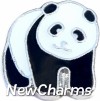 H1679 Panda Bear Floating Locket Charm