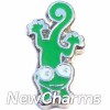 H1687 Cute Gecko Lizard Floating Locket Charm