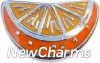 H1695 Orange Slice Floating Locket Charm