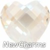 April Checkerboard Heart Floating Locket Charm (clearance)