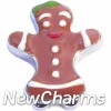 H3125 Gingerbread Girl Floating Locket Charm