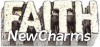 H4006 Faith Silver Floating Locket Charm