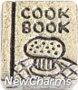 H4018 Cook Book Silver Floating Locket Charm
