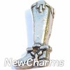 H4052 English Riding Boot Floating Locket Charm