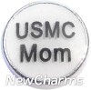 H4109 USMC Mom Floating Locket Charm