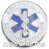 H4225 Emergency Medical Services Circle Floating Locket Charm