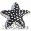 H5001 Starfish Star Fish Floating Locket Charm