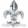 H5055 Fleur De Lis Floating Locket Charm