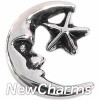 H5086 Moon and Star Floating Locket Charm