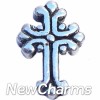 H6106 Vintage Cross Floating Locket Charm