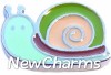 H6233 Snail Floating Locket Charm