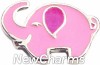 H6243 Pink Elephant Floating Locket Charm