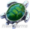 H6254 Green Turtle Floating Locket Charm