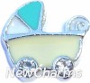H7007 Baby Carriage Floating Locket Charm