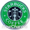 H7016 Big Starbucks Coffee Floating Locket Charm