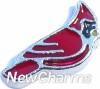 H7027 Red Bird Floating Locket Charm