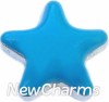 H7039 Blue Star Floating Locket Charm