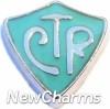 H7083 CTR On Teal Floating Locket Charm