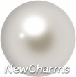 H7105 Extra Large Pearl Floating Locket Charm