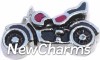 H7142 Motorcycle Floating Locket Charm