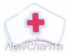 H7144 Nurse Hat Floating Locket Charm