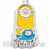 H7181 One Eyed Minion Floating Locket Charm