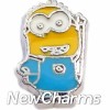 H7182 Two Eyed Minion Floating Locket Charm