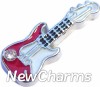 H7518 Big Electric Guitar Floating Locket Charm