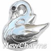 H7545 Swan Floating Locket Charm