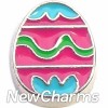 H7606 Pink Easter Egg Floating Locket Charm