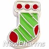 H7629 Christmas Stocking Floating Locket Charm