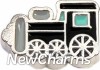 H7637 Train Engine Floating Locket Charm