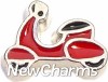 H7644 Moped Floating Locket Charm