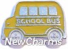 H7721 School Bus Floating Locket Charm