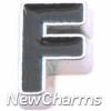Fancy CZ Letter A Floating Locket Charm