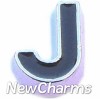 Fancy CZ Letter A Floating Locket Charm