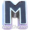 Fancy CZ Letter A Floating Locket Charm